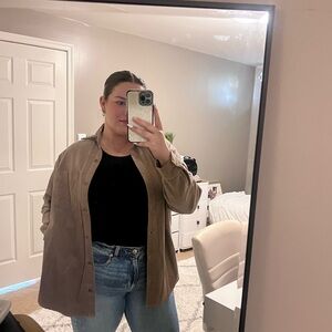 Wild Fable Tan Button Up Shirt